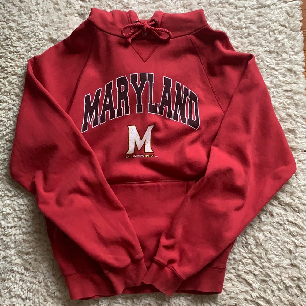 Vintage oversized maryland hoodie